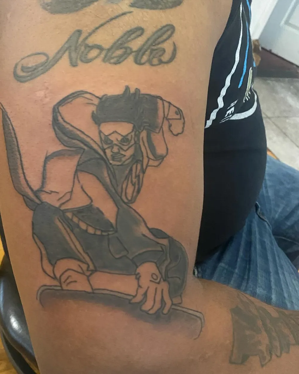 La Cubana ink — leg